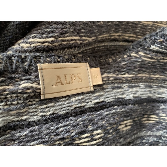 Y2K Alps Blue Multi Color Button Down Cardigan Size Medium - Picture 4 of 5